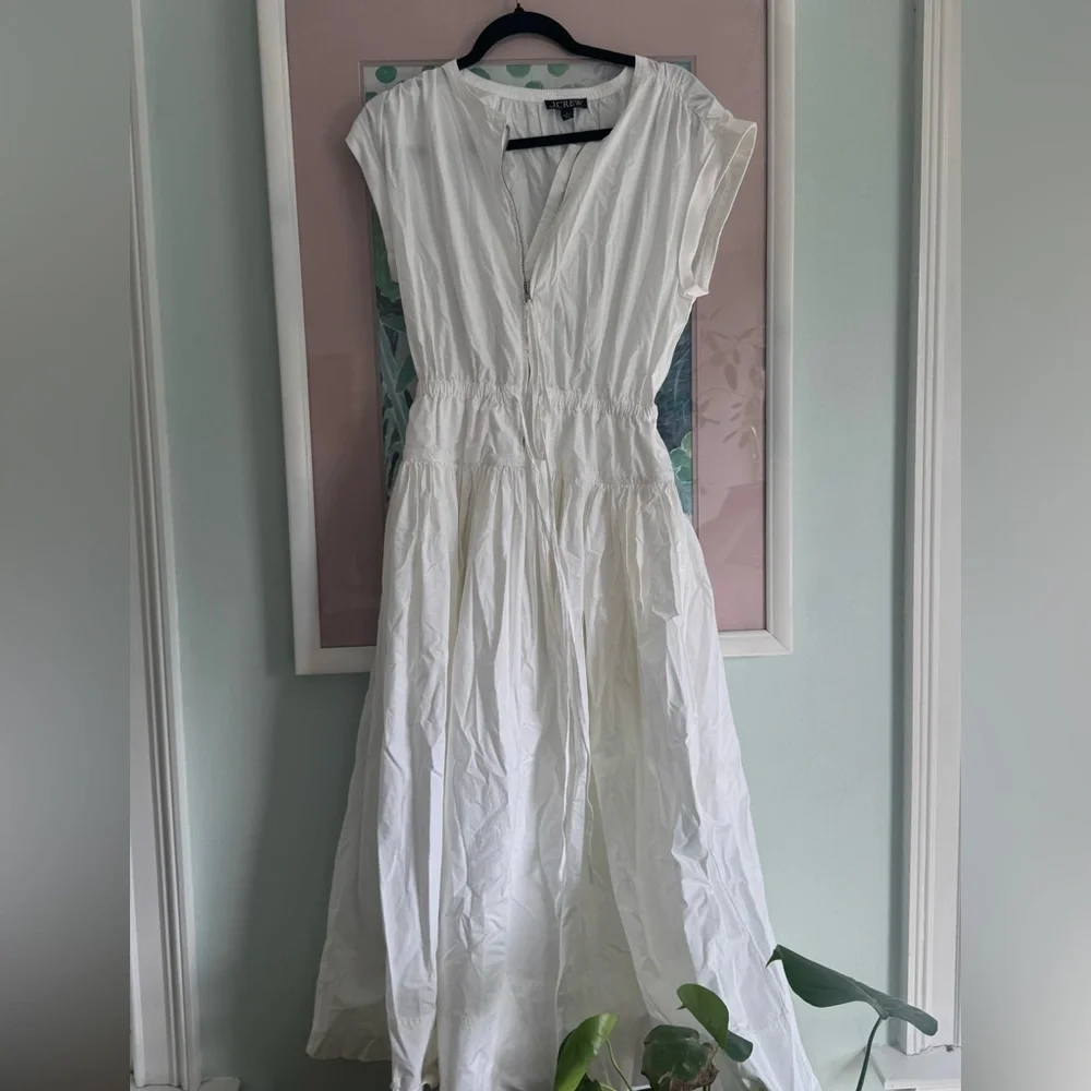 J. Crew Classic White Maxi Dress - Picture 1 of 9